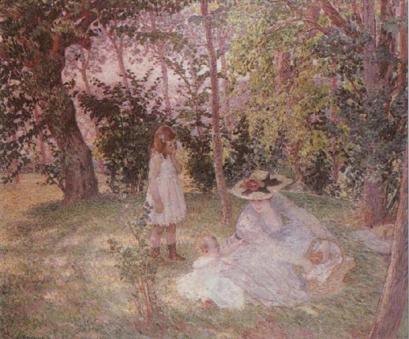 Henry Lebasques Picnic on the Grass oil painting image